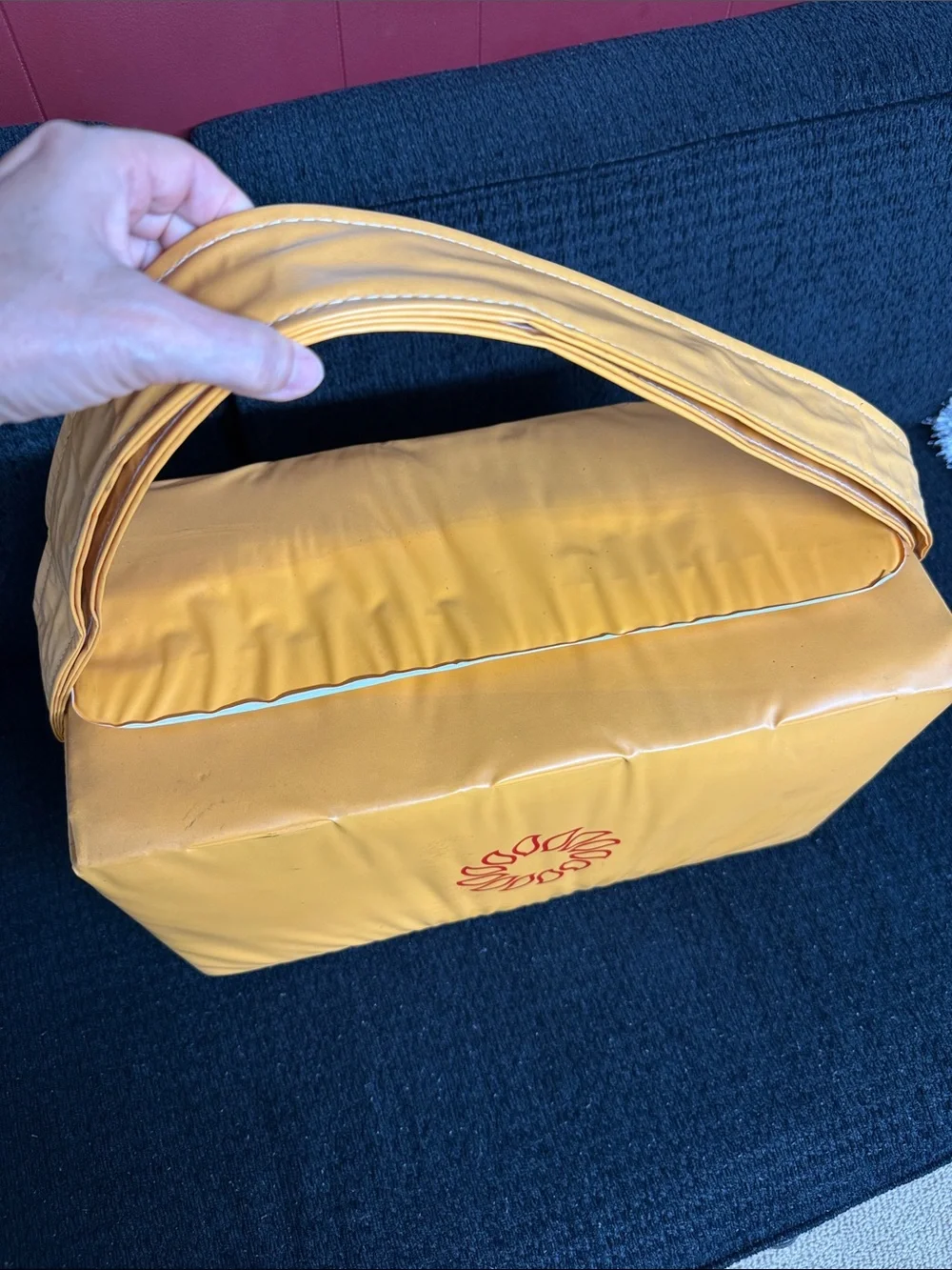 Vintage Tupperware Cooler Insulated Harvest Sunburst Maize Yellow